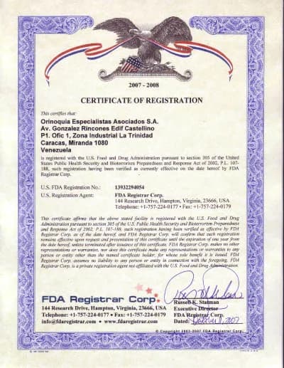 Certificaciones