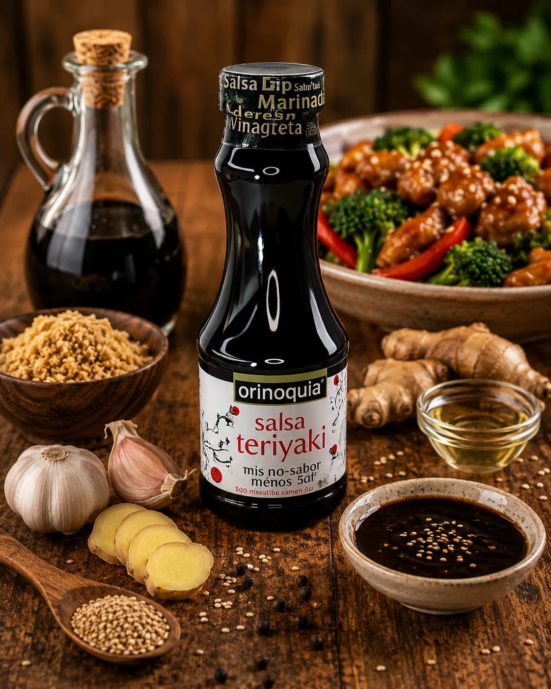 Salsa Teriyaki y sus Ingredientes